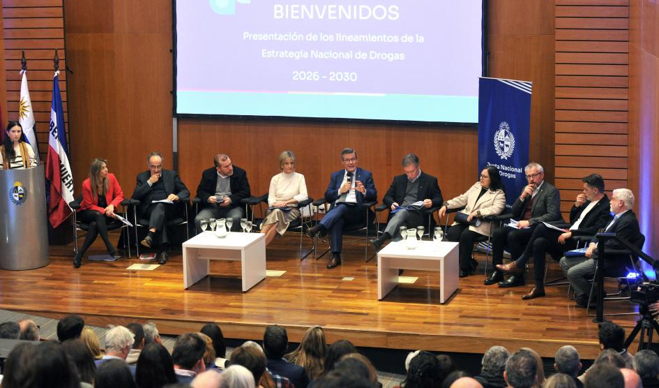 Presentación de Estrategia Nacional de Drogas 2026-2030
