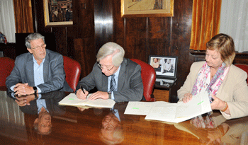 Astori y Kechichian, en firma de convenio con BID Astori y Kechichian, en firma de convenio con BID
