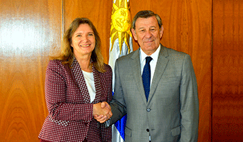 Birgit Gerstensberg y Rodolfo Nin Novoa