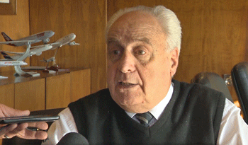 Titular de Transporte y Obras Públicas, Víctor Rossi Titular de Transporte y Obras Públicas, Víctor Rossi