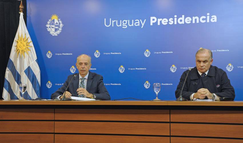Ministro de Defensa, Javier García, y subsecretario, Rivera Elgue Ministro de Defensa, Javier García, y subsecretario, Rivera Elgue