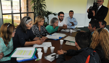 Eneida de León, ministra de Vivienda, Ordenamiento Territorial y Medio Ambiente, en Maldonado