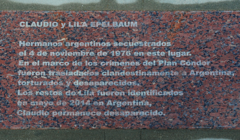 La marca de la memoria por dos hermanos argentinos desaparecidos por la dictadura