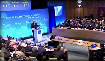 Presidente Tabaré Vázquez en reunión multilateral respecto a Operaciones de Mantenimiento de la Paz