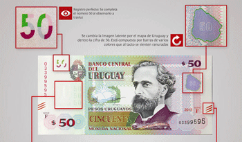 Nuevos billetes de 50 pesos