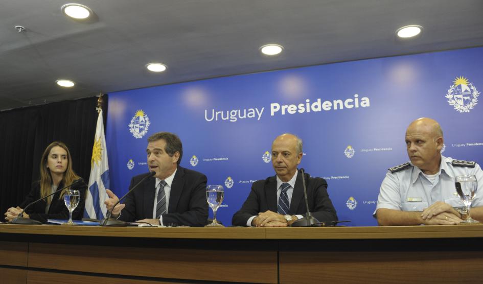 Carolina Ache, Ernesto Talvi, Javier García y Luis de León Carolina Ache, Ernesto Talvi, Javier García y Luis de León