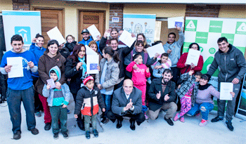 Beneficiarios del barrio Las Duranas, Montevideo Beneficiarios del barrio Las Duranas, Montevideo
