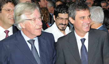 Próximo ministro de Economía, Danilo Astori y Álvaro García, director de OPP Próximo ministro de Economía, Danilo Astori y Álvaro García, director de OPP