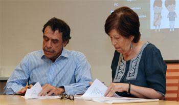 Miguel Brechner y Marina Arismendi Miguel Brechner y Marina Arismendi