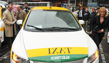 Primeros taxis eléctricos Primeros taxis eléctricos