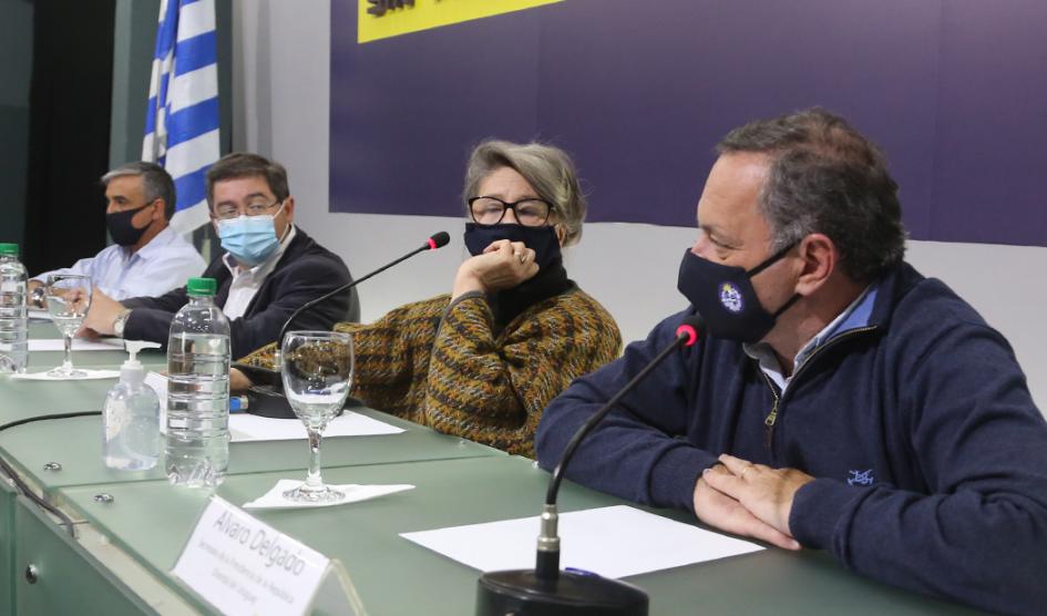 Carlos Sarríes, Leonardo Cipriani, Alma Galup y Álvaro Delgado Carlos Sarríes, Leonardo Cipriani, Alma Galup y Álvaro Delgado