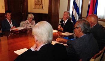 Presidente Tabaré Vázquez con las gremiales rurales