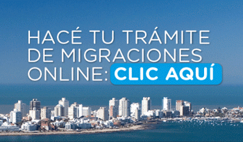 Formulario de la Dirección Nacional de Migración de Uruguay