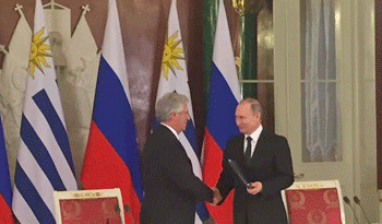Presidentes Tabaré Vázquez y Vladímir Putin Presidentes Tabaré Vázquez y Vladímir Putin
