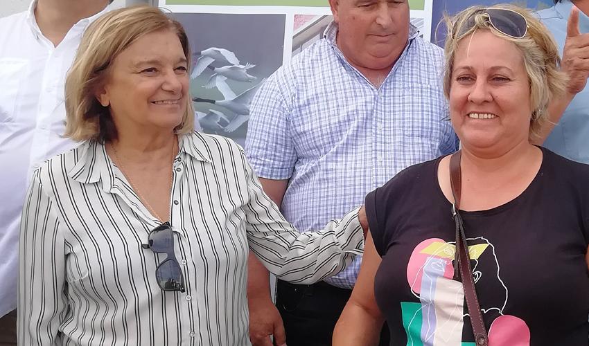 Eneida de León entrega viviendas en Maldonado Eneida de León entrega viviendas en Maldonado
