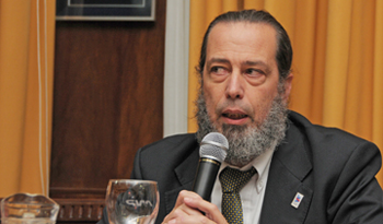 El presidente de la Administración Nacional de Puertos, Alberto Díaz,