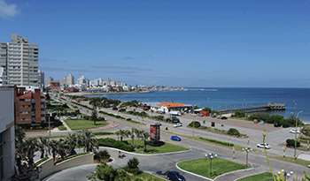 Vista panorámica de Punta del Este