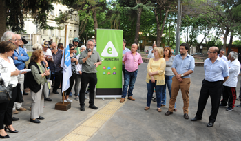 Inauguración de intervención en barrio montevideano La Unión Inauguración de intervención en barrio montevideano La Unión