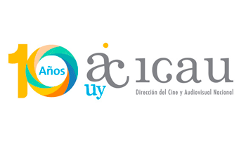 Logo conmemorativo de los 10 años del Instituto del Cine y el Audiovisual Nacional