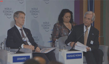 Presidente Tabaré Vázquez en Foro Económico Mundial