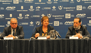 Ministra de Turismo, Liliam Kechichian, y presidente de ANP, Alberto Díaz Ministra de Turismo, Liliam Kechichian, y presidente de ANP, Alberto Díaz