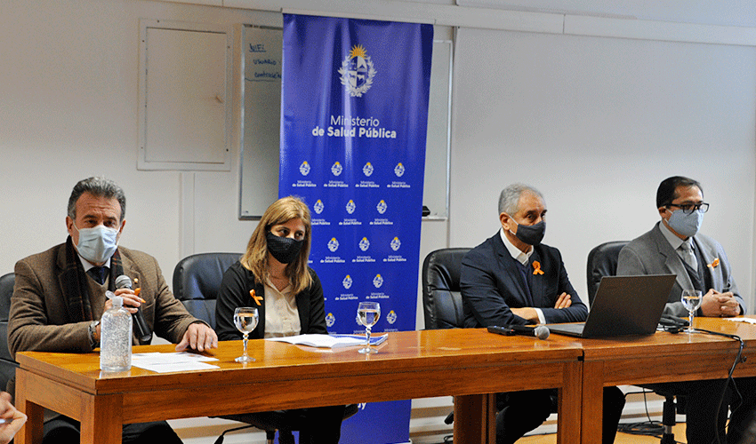 Daniel Salinas, María Giudici, Horacio Porciúncula y Giovanni Escalante