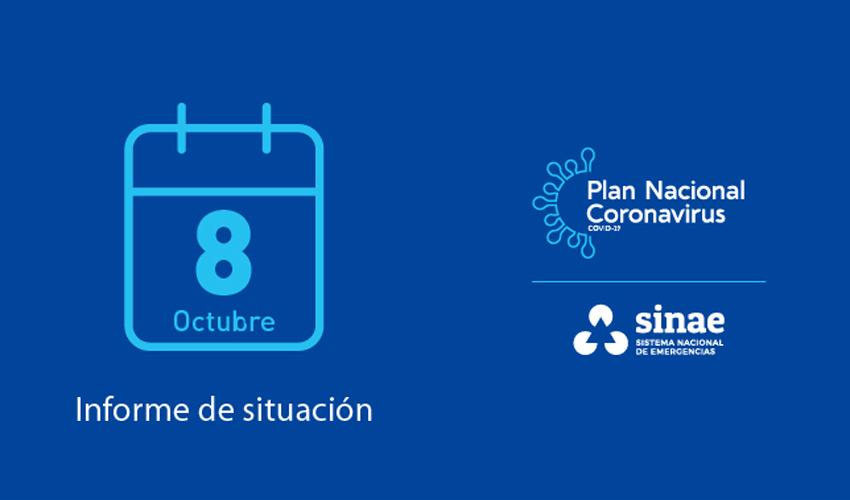 Portada del informe diario del Sinae Portada del informe diario del Sinae