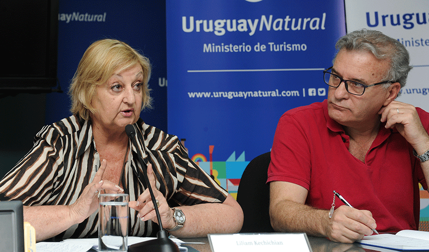 Ministra Liliam Kechichian y Carlos Fagetti