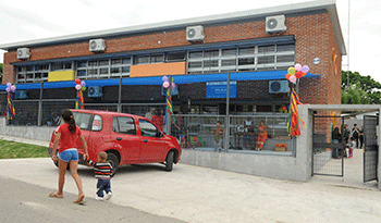 Fachada del nuevo CAIF Malala Fachada del nuevo CAIF Malala