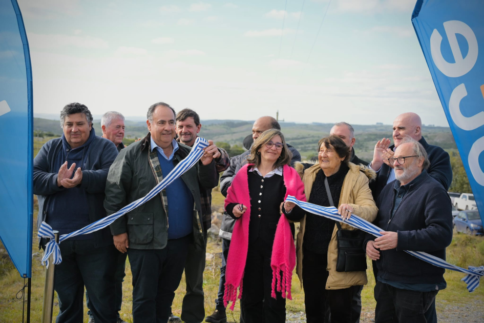 Inauguración de obras en Molles de Aiguá, Lavalleja