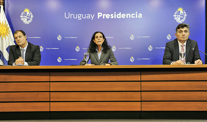 Conrado Ramos, Azucena Arbeleche e Isaac Alfie Conrado Ramos, Azucena Arbeleche e Isaac Alfie