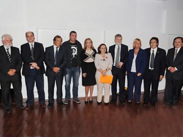 Autoridades nacionales y departamentales en Torre de las Telecomunicaciones Autoridades nacionales y departamentales en Torre de las Telecomunicaciones