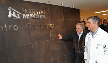 Presidente Mujica en hospital Maciel. Foto de archivo Presidente Mujica en hospital Maciel. Foto de archivo