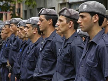 Policía en la calle