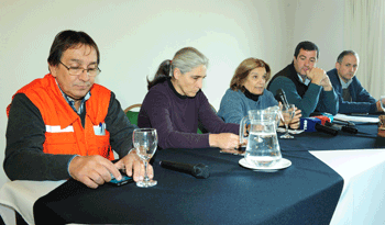 Ministra De León encabeza conferencia de prensa en Dolores Ministra De León encabeza conferencia de prensa en Dolores
