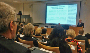 Presidente Tabaré Vázquez en el Centro Biomedicum de la Universidad de Helsinki, Finlandia Presidente Tabaré Vázquez en el Centro Biomedicum de la Universidad de Helsinki, Finlandia