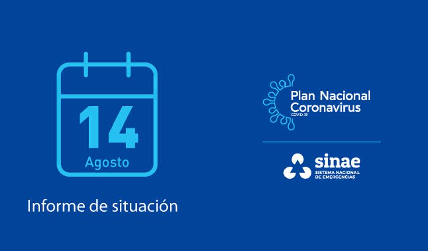 Portada del informe diario del Sinae Portada del informe diario del Sinae