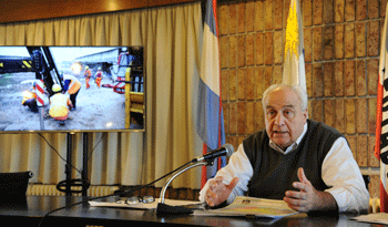 Ministro de Transporte y Obras Públicas, Víctor Rossi Ministro de Transporte y Obras Públicas, Víctor Rossi