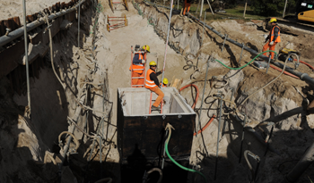 Obras de OSE en Canelones a pleno ritmo Obras de OSE en Canelones a pleno ritmo