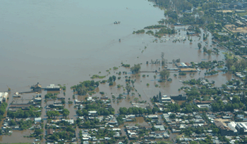 Paysuandú es uno de los centros más afectados por las inundaciones
