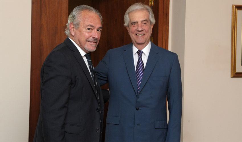 Tabaré Vázquez y Mario Barletta Tabaré Vázquez y Mario Barletta