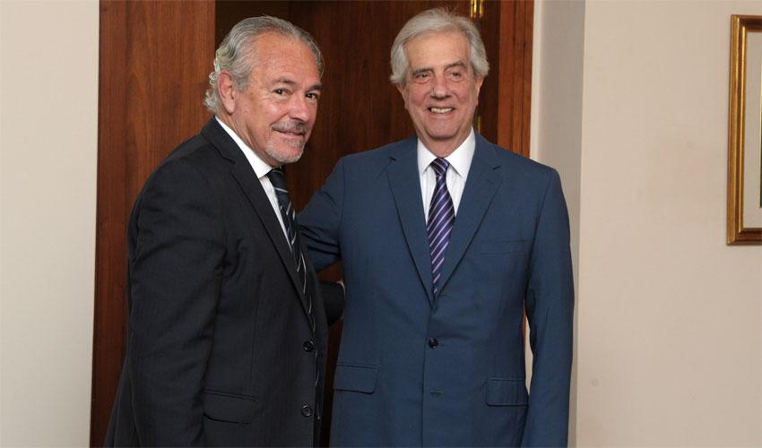 Tabaré Vázquez y Mario Barletta