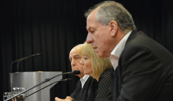 Ernesto Murro, Carolina Cosse y Víctor Rossi