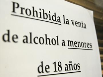 Anuncio de prohibición de venta en comercio local Anuncio de prohibición de venta en comercio local