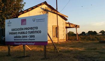 Estación de tren de pueblo Santa Catalina, en Soriano Estación de tren de pueblo Santa Catalina, en Soriano