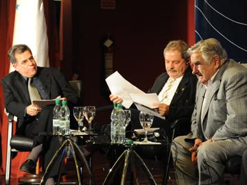 Gerardo Caetano, Luiz Inacio "Lula" da Silva y José Mujica Gerardo Caetano, Luiz Inacio "Lula" da Silva y José Mujica