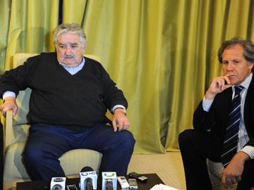 José Mujica y Luis Almagro José Mujica y Luis Almagro