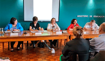 Autoridades en presentación de protocolo para inclusión de personas con discapacidad en clases Autoridades en presentación de protocolo para inclusión de personas con discapacidad en clases