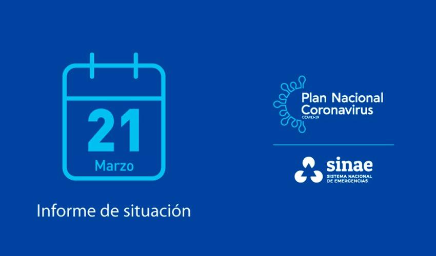 Reporte diario del Sinae Reporte diario del Sinae