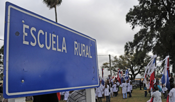 Niños de escuelas rurales recibieron capacitación para prevenir incendios